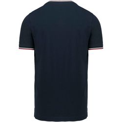 Herren P-Strick-T-Shirt mit V-Ausschnitt