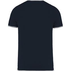 Herren P-Strick-T-Shirt mit V-Ausschnitt