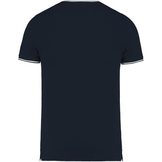 Herren P-Strick-T-Shirt mit V-Ausschnitt