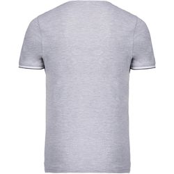 Herren P-Strick-T-Shirt mit V-Ausschnitt