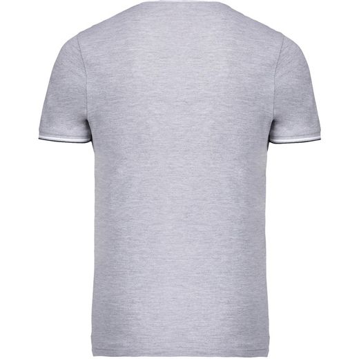 Herren P-Strick-T-Shirt mit V-Ausschnitt