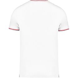 Herren P-Strick-T-Shirt mit V-Ausschnitt