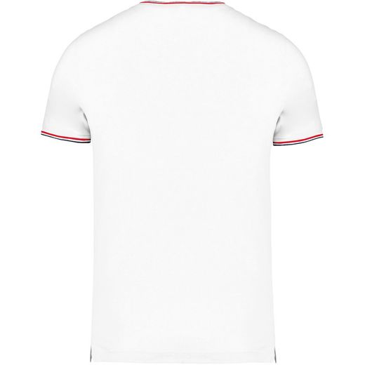 Herren P-Strick-T-Shirt mit V-Ausschnitt