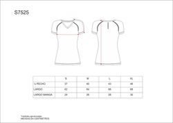 Camiseta deporte de mujer manga corta Rosa Flúor