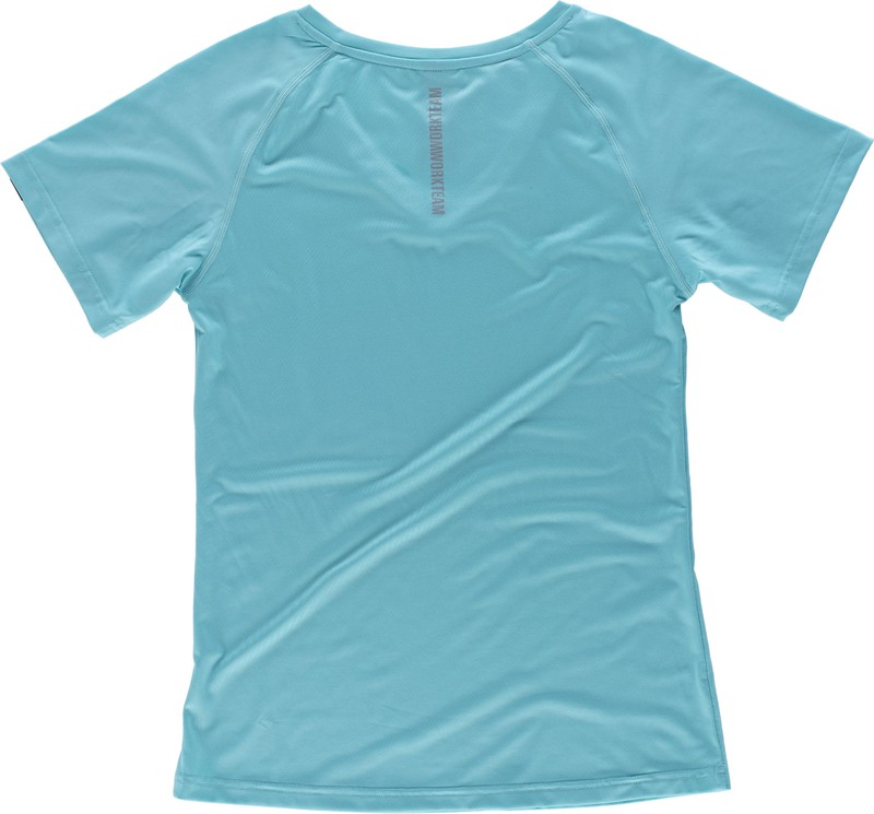 Camiseta deportiva de mujer con manga corta ranglán personalizada