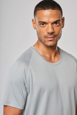 T-shirt sportiva uomo girocollo in materiale riciclato