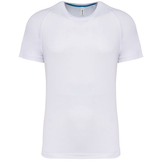 T-shirt sportiva uomo girocollo in materiale riciclato