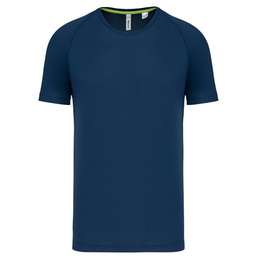 T-shirt sportiva uomo girocollo in materiale riciclato