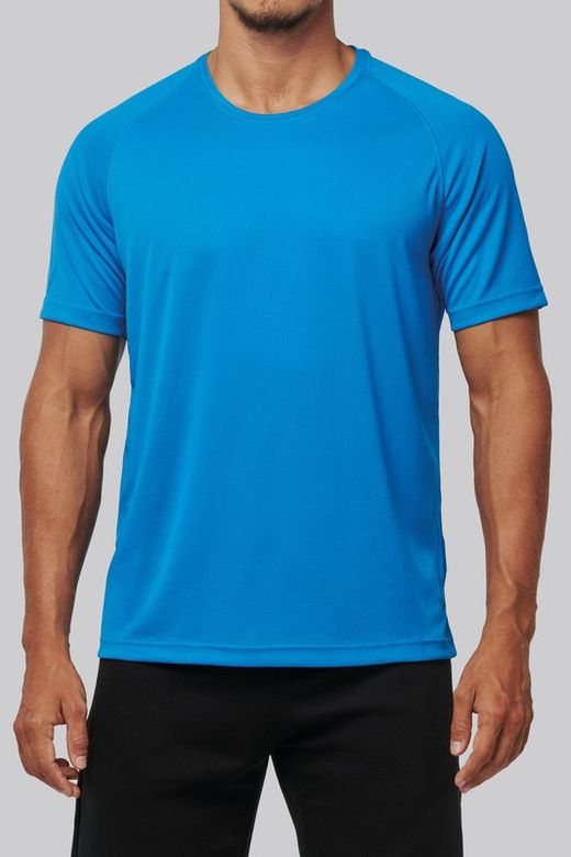 T-shirt sportiva uomo girocollo in materiale riciclato