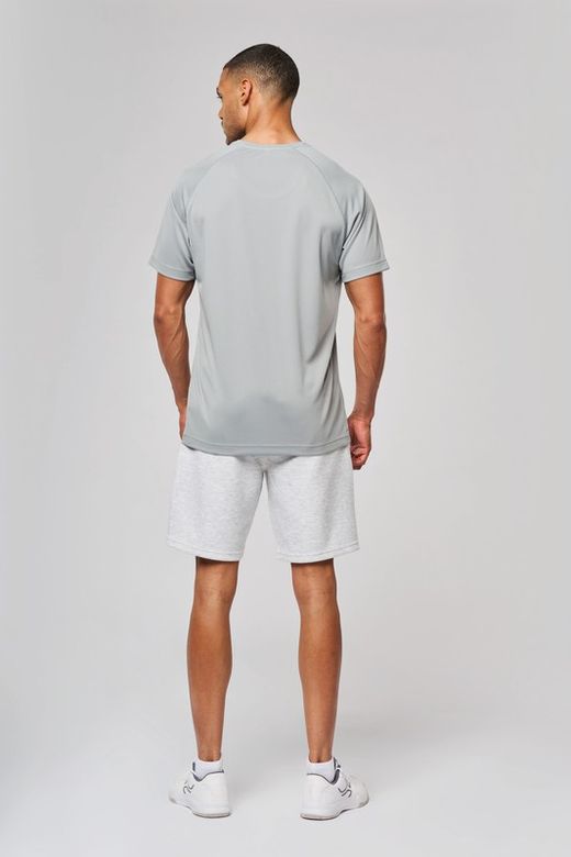 T-shirt sportiva uomo girocollo in materiale riciclato