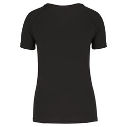 Damen-Sportshirt aus Recyclingmaterial mit Rundhalsausschnitt
