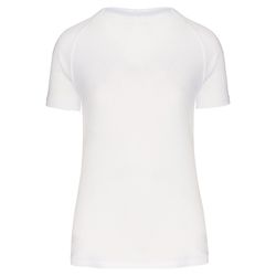 Damen-Sportshirt aus Recyclingmaterial mit Rundhalsausschnitt