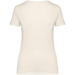Camiseta ecorresponsable cuello de pico mujer