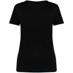 Camiseta ecorresponsable cuello de pico mujer
