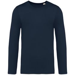 Camiseta ecorresponsable efecto lavado de manga larga unisex