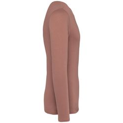 Camiseta ecorresponsable efecto lavado de manga larga unisex