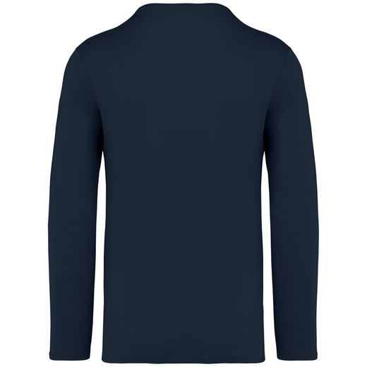 Camiseta ecorresponsable efecto lavado de manga larga unisex