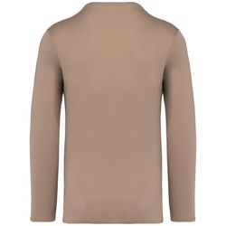 Umweltfreundliches ausgewaschenes Unisex T-Shirt mit langen Ärmeln