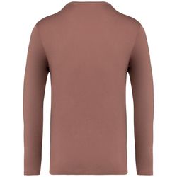 Camiseta ecorresponsable efecto lavado de manga larga unisex