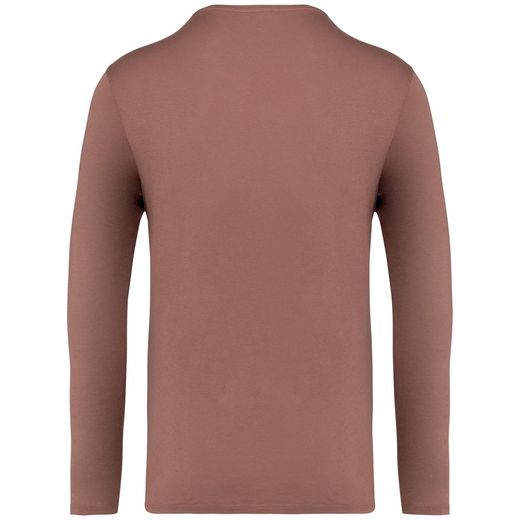 Camiseta ecorresponsable efecto lavado de manga larga unisex