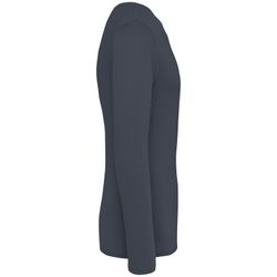 Umweltfreundliches ausgewaschenes Unisex T-Shirt mit langen Ärmeln