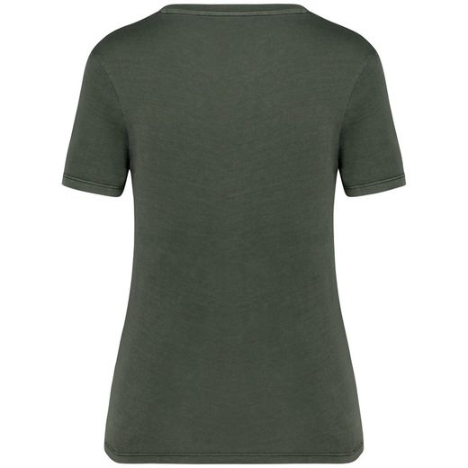 T-shirt donna ecosostenibile slavata