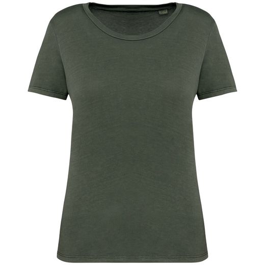 T-shirt donna ecosostenibile slavata