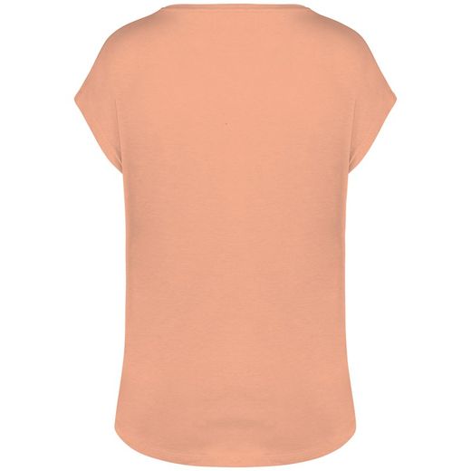 Eco-friendly ladies V-neck loose t-shirt