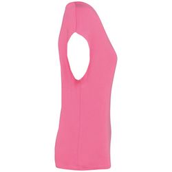 Umweltfreundliches Loose Damen-T-Shirt mit V-Ausschnitt