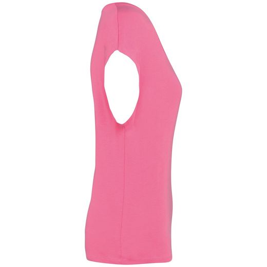 Umweltfreundliches Loose Damen-T-Shirt mit V-Ausschnitt