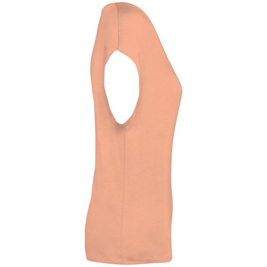 Umweltfreundliches Loose Damen-T-Shirt mit V-Ausschnitt