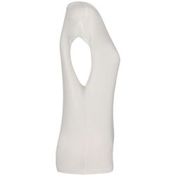 Umweltfreundliches Loose Damen-T-Shirt mit V-Ausschnitt