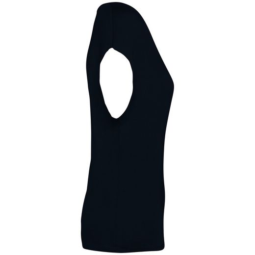 Umweltfreundliches Loose Damen-T-Shirt mit V-Ausschnitt