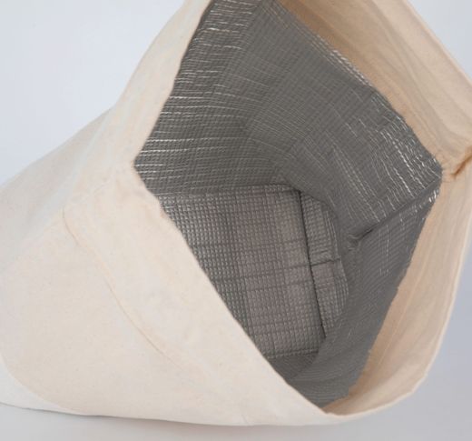 Trousse de toilette recyclée avec double compartiment