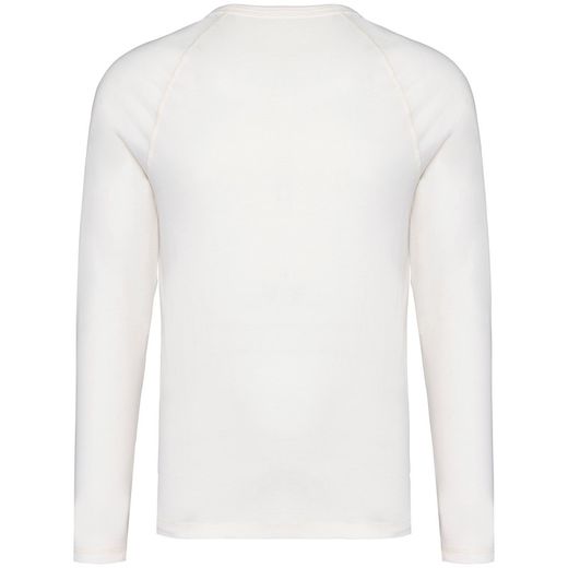 T-shirt raglan uomo ecosostenibile maniche lunghe