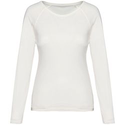 Camiseta ecorresponsable manga larga  raglán mujer