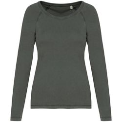 Camiseta ecorresponsable manga larga  raglán mujer