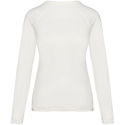 Camiseta ecorresponsable manga larga  raglán mujer