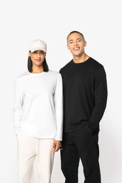 Umweltfreundliches Unisex-T-Shirt mit langen Ärmeln