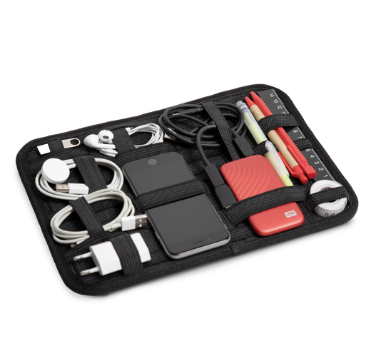 Laptop-Organizer für Kabel und Zubehör