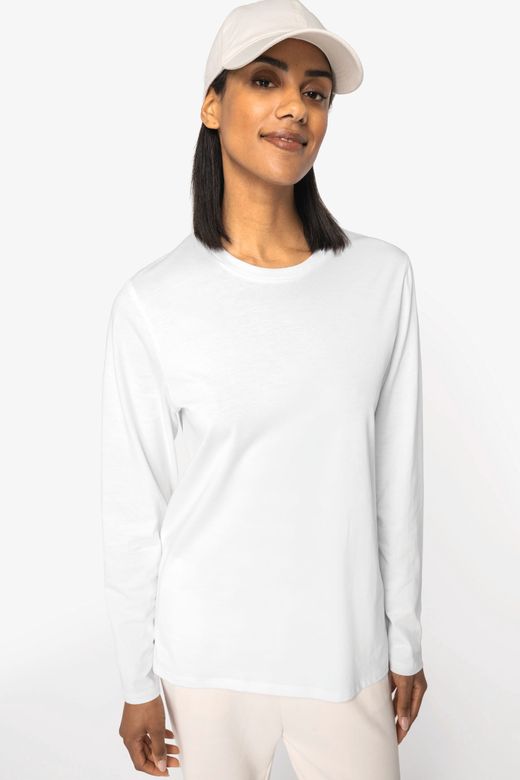 Umweltfreundliches Unisex-T-Shirt mit langen Ärmeln