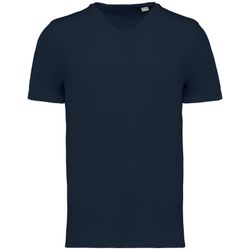 T-shirt slub uomo ecosostenibile con bordi a taglio vivo