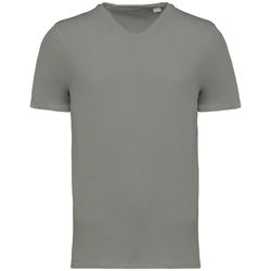 T-shirt slub uomo ecosostenibile con bordi a taglio vivo