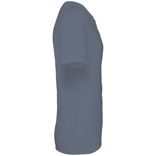 T-shirt slub uomo ecosostenibile con bordi a taglio vivo