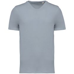 T-shirt slub uomo ecosostenibile con bordi a taglio vivo
