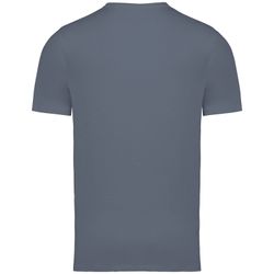 T-shirt slub uomo ecosostenibile con bordi a taglio vivo