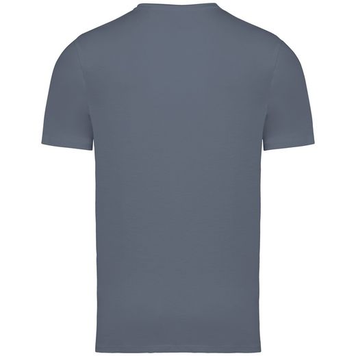 T-shirt slub uomo ecosostenibile con bordi a taglio vivo