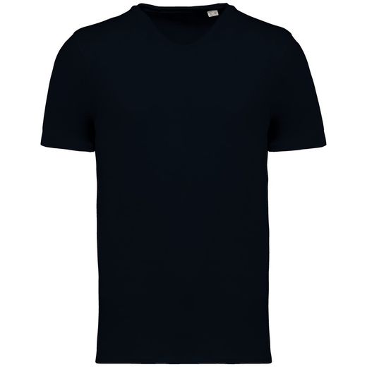 T-shirt slub uomo ecosostenibile con bordi a taglio vivo