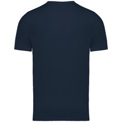 T-shirt slub uomo ecosostenibile con bordi a taglio vivo