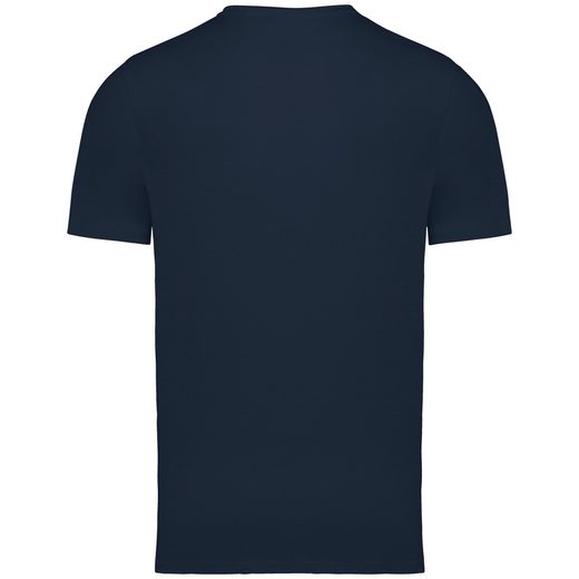 T-shirt slub uomo ecosostenibile con bordi a taglio vivo